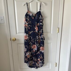 Floral Navy Dress